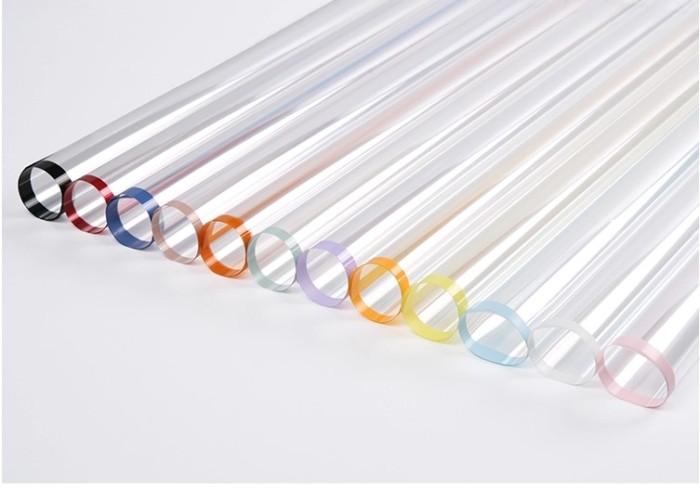 Gambar [5 LEMBAR] FLOWER WRAPPING BENING STRIPE COLOR CELLOPHANE KERTAS BUNGA dari oniyuriflorist Jakarta Barat Tokopedia