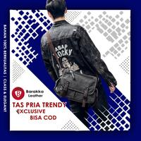 Gambar Tas Slempang Kanvas Kantor Kuliah Sekolah Pria Wanita Import QQ114 dari Barakka Official Shop Jakarta Utara 1 Tokopedia