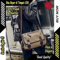 Gambar Tas Slempang Kanvas Kantor Kuliah Sekolah Pria Wanita Import QQ114 dari Barakka Official Shop Jakarta Utara 3 Tokopedia