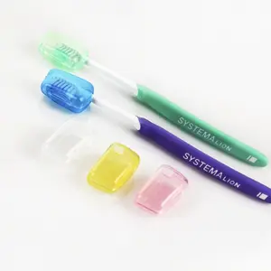 Penutup Kepala Sikat Gigi Warna Polos Transparan