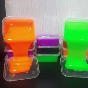 mainan slime jelly jumbo besar cup 200ml murah wangi tidak lengket