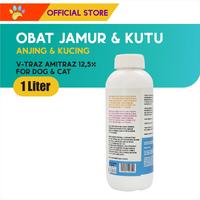 Gambar V-TRAZ AMITRAZ 12,5% ISI 1 LITER / OBAT JAMUR & KUTU ANJING KUCING dari M-Pets Volk Pets Indonesia Kota Tangerang 2 Tokopedia
