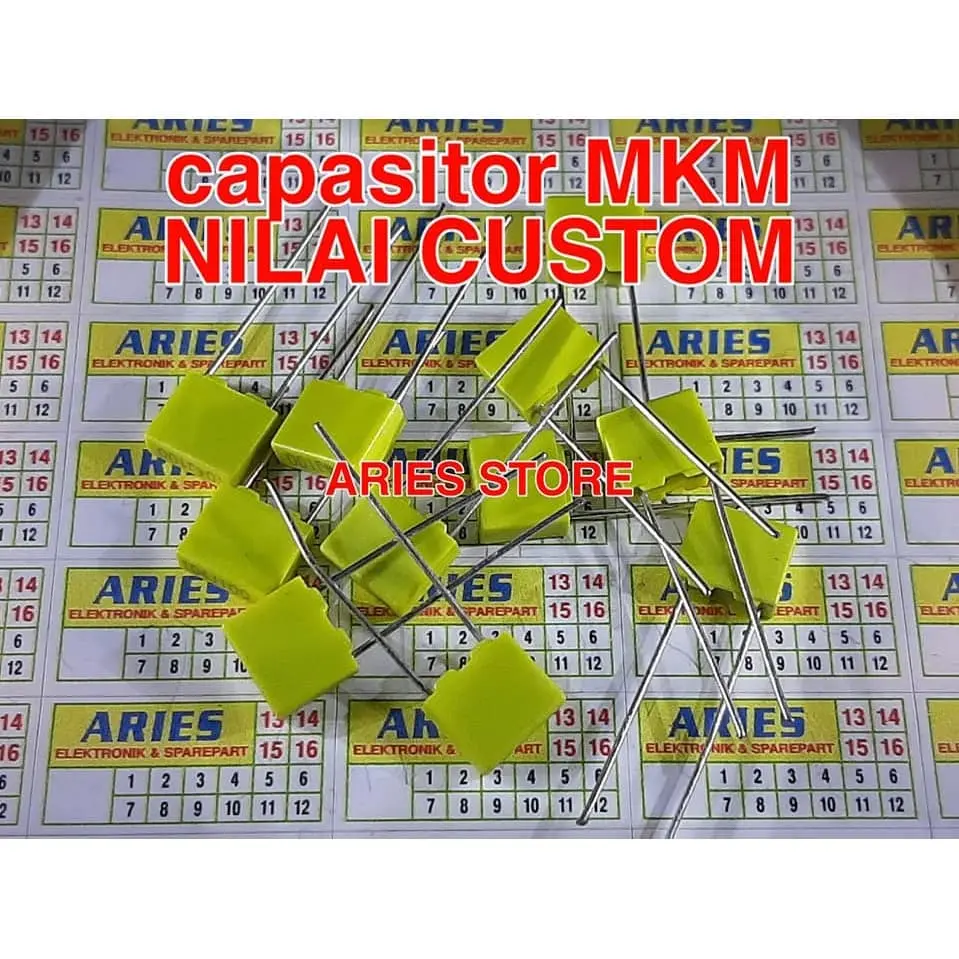 Capasitor MKM nilai CUSTOM 1 nano sampai 100 nano