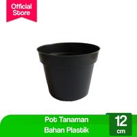 Gambar Pot Bunga Plastik 12cm HITAM dari Potme Farm Kota Denpasar 1 Tokopedia