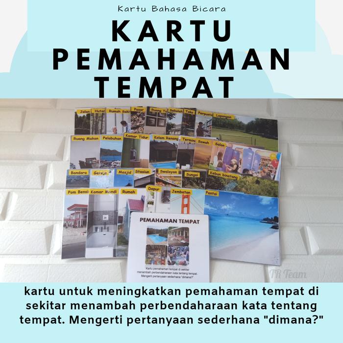 Gambar kartu pemahaman tempat dari GShop Alat Terapi Kota Blitar Tokopedia