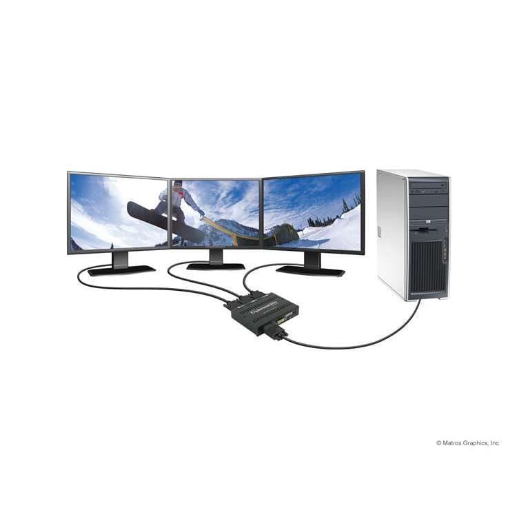 DVI Extended Display 1 In 3 Triple Head2Go Digital Edition Original