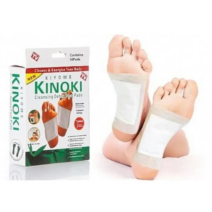 Kinoki White Koyo Kaki Herbal Detox Foot Pads 1 Pack isi 10 Pcs 1