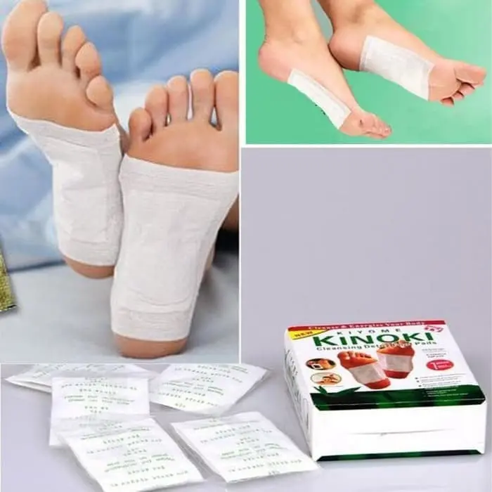 Kinoki White Koyo Kaki Herbal Detox Foot Pads 1 Pack isi 10 Pcs 2
