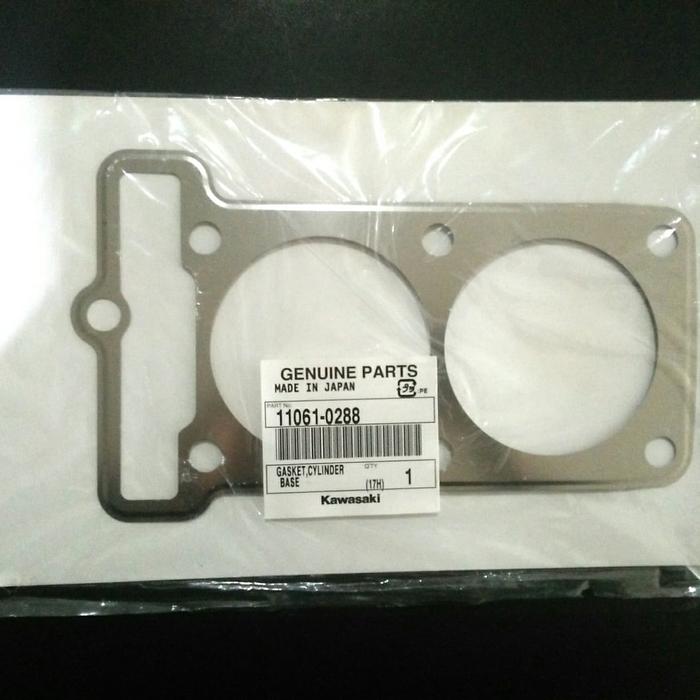 Gambar Gasket Cylinder Base/Packing Blok Seher Kawasaki Ninja250 (11061-0288) dari Kawasaki Matahari Official Store Kota Bekasi Tokopedia