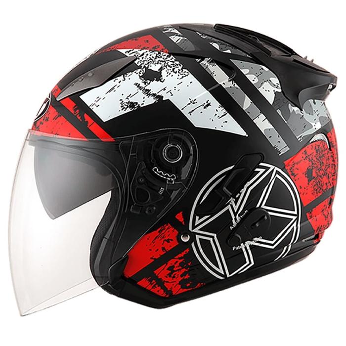 Gambar Helm KYT Galaxy Slide #5 Black Red dari Helm Medan Kota Medan Tokopedia