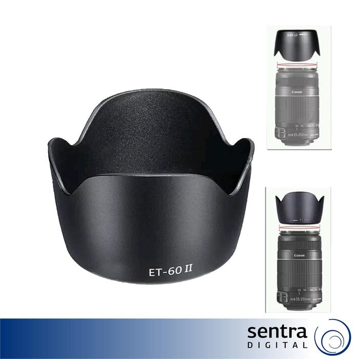 Gambar YA Lens Hood ET-60II For Canon 75-300 dari Sentra Digital Kota Surabaya Tokopedia