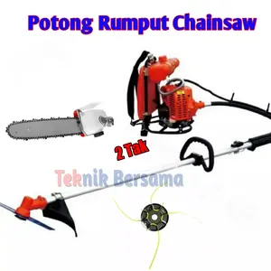 MESIN POTONG RUMPUT DAN POTONG KAYU CHAINSAW