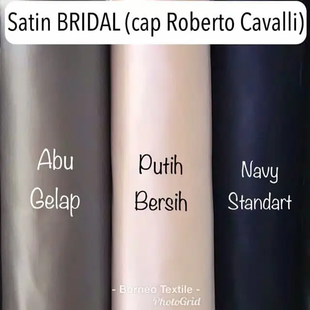 satin DUTCES BRIDAL /harga 0.5 meter