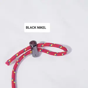 STOPPER TALI 2 LOBANG STAINLESS +-4mm Isi 12 pcs