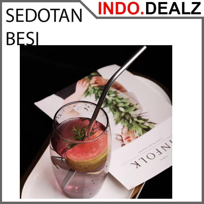 Gambar Sedotan Besi Stainless dari Indo Dealz Kab. Tangerang Tokopedia