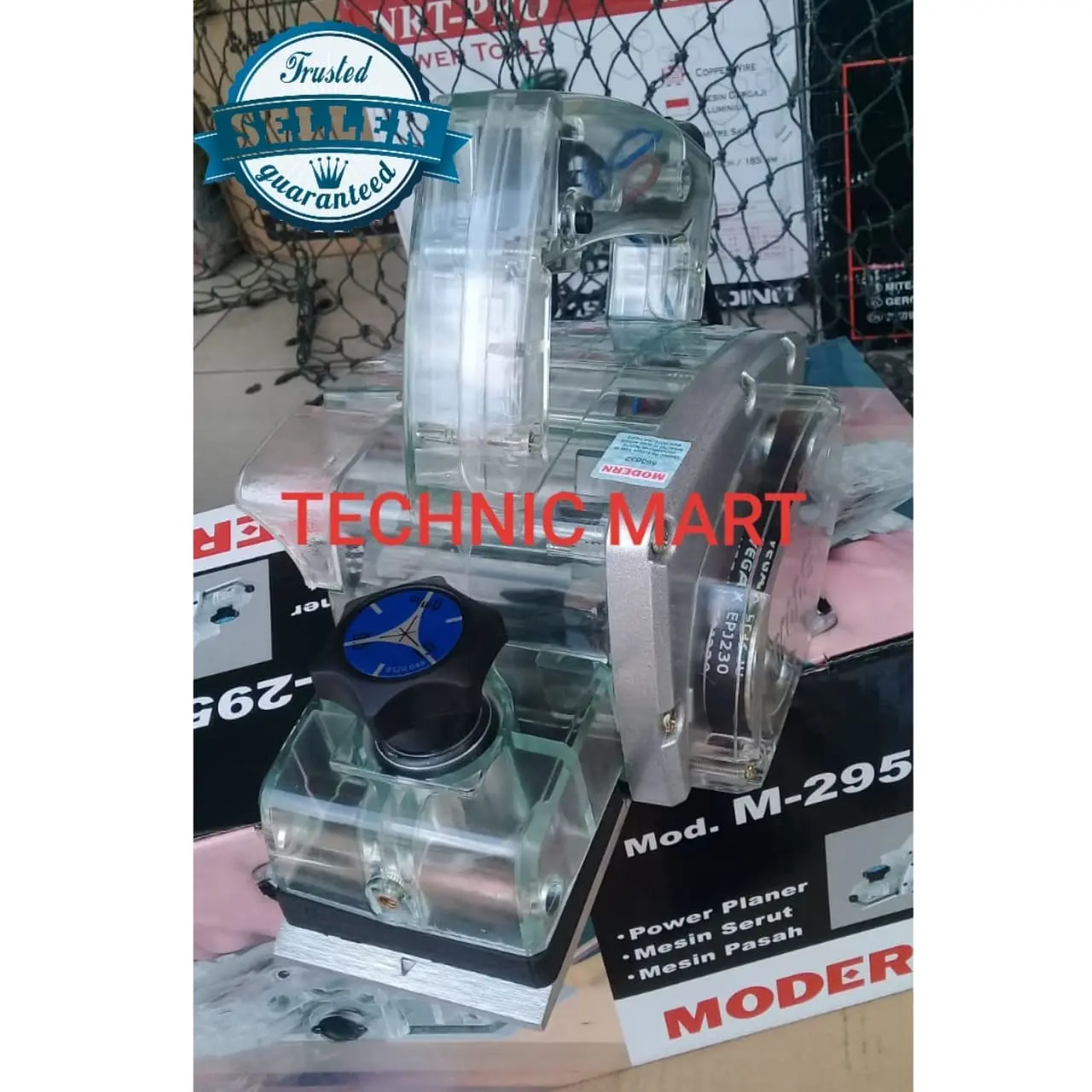 Mesin Planer/ Serut/ Ketam/ Pasah Kayu M-2950 MODERN Body Transparan