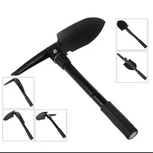 Sekop Mini Lipat Portable Cangkul Pacul Gergaji Sekop Kemah Bekrbun