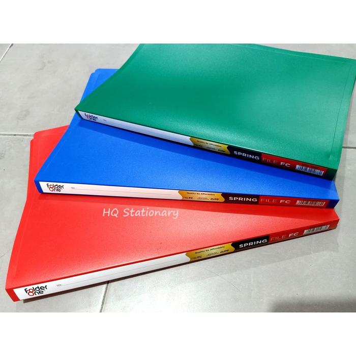 Jual Map Spring File Merk Folder One - Ukuran Folio/F4 - Biru - Kota ...
