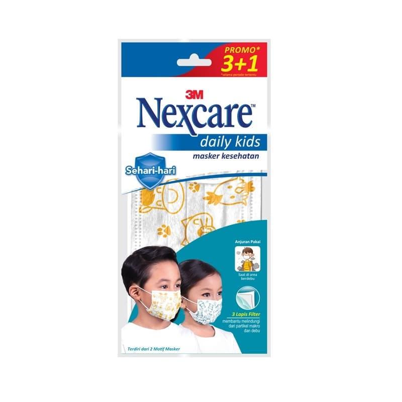 MASKER NEXCARE 3M UNTUK ANAK KESEHATAN PERPACK 4PC SAFETY MASKER