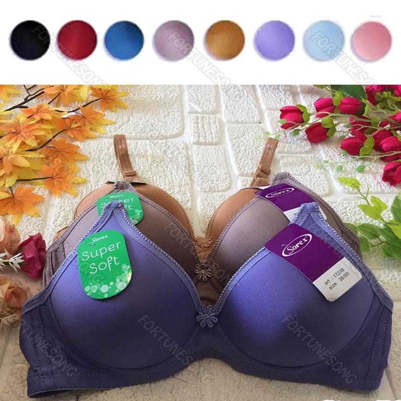 Bra SOREX Super Soft Tanpa Kawat Aneka Warna TIPE 17238 1