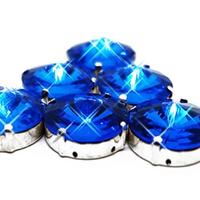Gambar Torenda Cangkang Ceko Payet Kristal Jahit Bulat 18mm (Capri Blue)/pcs dari Torenda Kota Administrasi Jakarta Pusat 4 Tokopedia