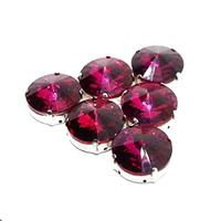 Gambar Torenda Cangkang Ceko Payet Kristal Jahit Bulat 18mm (Fuchisa)/pcs dari Torenda Kota Administrasi Jakarta Pusat 2 Tokopedia