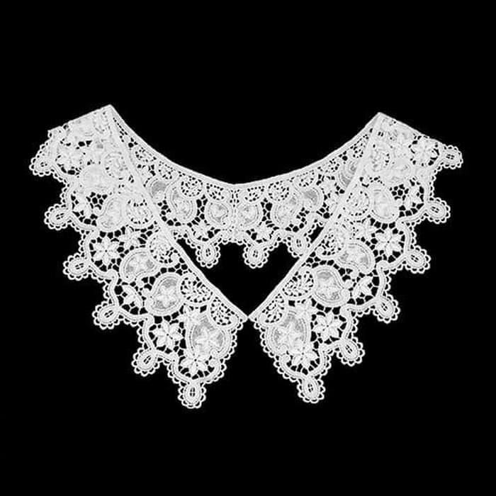 Gambar Torenda Renda Krah Motif Ukir Salju (white) / Set -NA65301 dari Torenda Kota Administrasi Jakarta Pusat Tokopedia