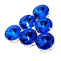 Gambar Torenda Cangkang Ceko Payet Kristal Jahit Bulat 18mm (Capri Blue)/pcs dari Torenda Kota Administrasi Jakarta Pusat 3 Tokopedia