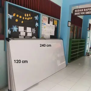 Whiteboard Sekolah 120 x 240 cm Papan tulis sekolah