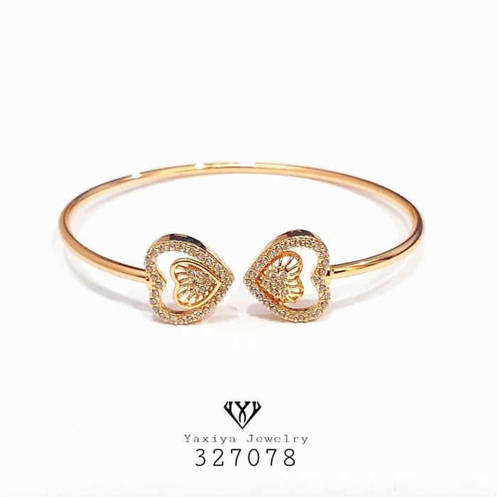 Gambar Gelang Tangan Wanita Permata Perhiasan Lapis Emas 18k Yaxiya dari YAXIYA JEWELRY Kota Administrasi Jakarta Barat Tokopedia