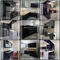 Gambar Lemari pakaian minimalis, wardrobe custom, almari baju hpl dari Casafurniture Kab. Bogor 5 Tokopedia