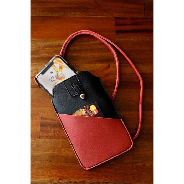 Gambar Tempat Hand Phone/ Tempat ID Card Warna Merah dari Technozio Store Kota Administrasi Jakarta Barat Tokopedia