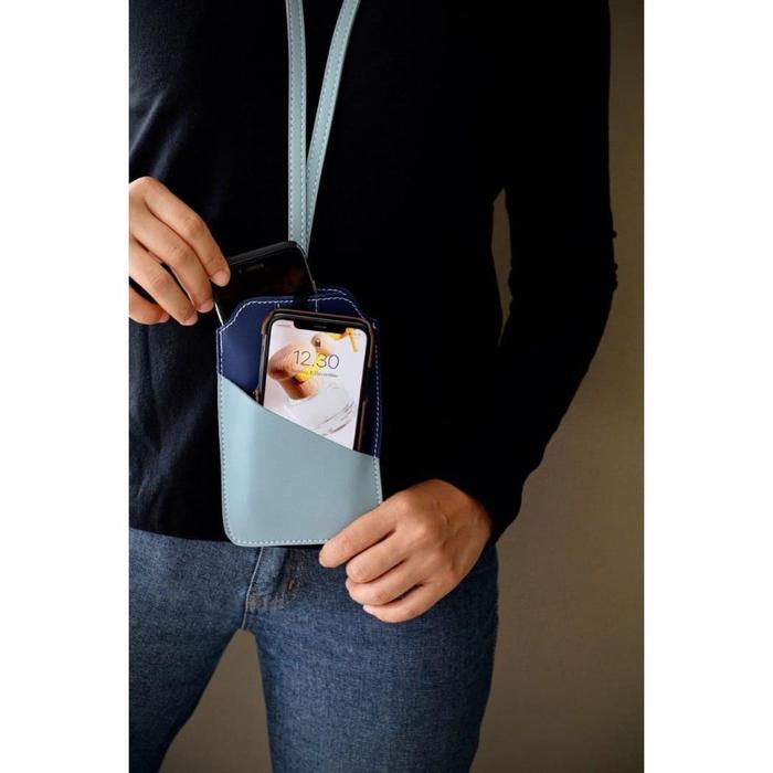 Gambar Tempat Hand Phone/ Tempat ID Card Warna Biru dari Technozio Store Kota Administrasi Jakarta Barat Tokopedia