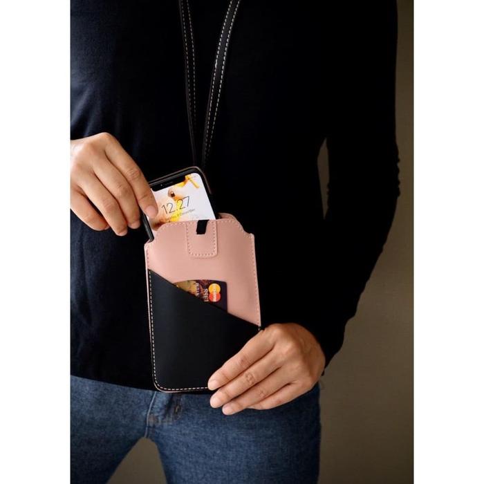 Gambar Tempat Hand Phone/ Tempat ID Card Warna Pink dari Technozio Store Kota Administrasi Jakarta Barat Tokopedia