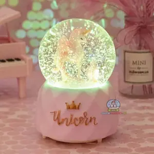 Kotak Musik Snow Globe Ball Bola Salju Kado Valentine Romantis Couple8