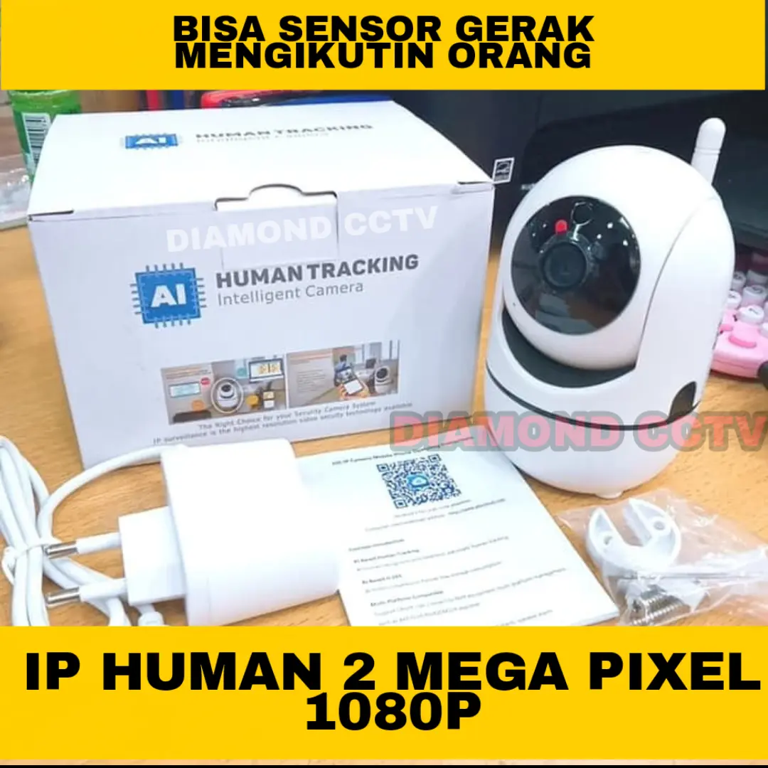 Paket Wireless Portable IP camera CCTV Baby Monitoring Cloud P2P