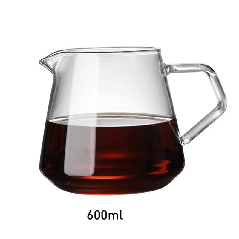 Glass Coffee Server Decanter Pitcher Teko Kopi & Teh 600ml