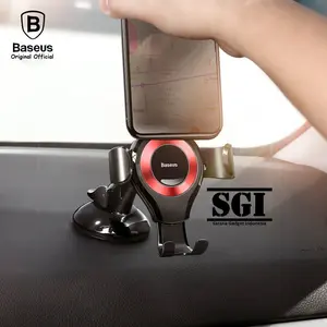 BASEUS Car Holder Osculum Type Gravity Phone Stand Mount Dashboard