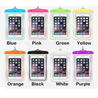 Gambar Luminous Waterproof Glow in the dark medium Universal Case Smartphone - Hitam dari TokoUniiq Kota Medan 3 Tokopedia