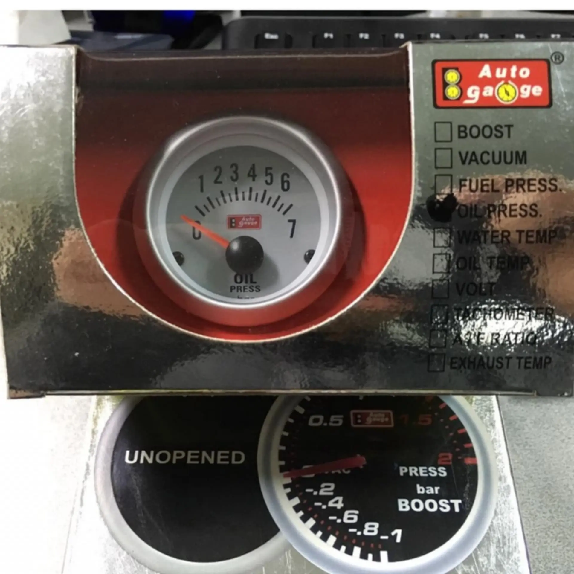 Autogauge Oil Press - Indikator Autogauge Oil Press