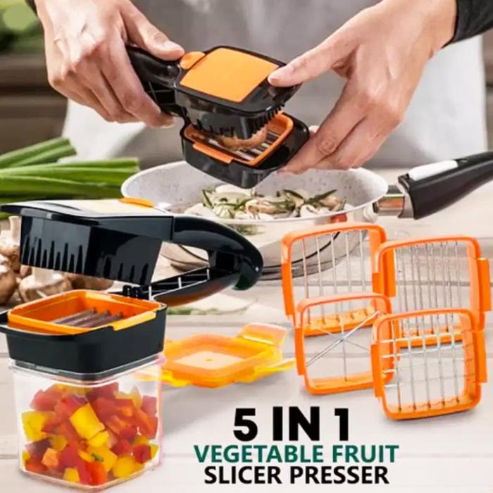 Gambar Pencacah Buah dan Sayur As Seen On TV Nicer Dicer Quick 5 in1 dari Dapur DV_NEW Kota Surabaya Tokopedia