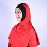 Gambar BAJU RENANG MUSLIM WANITA MERAH - Merah, M dari DN Sportswear Official Kota Tangerang 3 Tokopedia