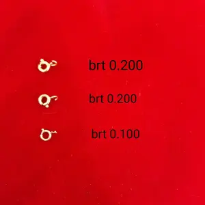 Hak emas kuning asli model peer bulat ubs gold fashion new model