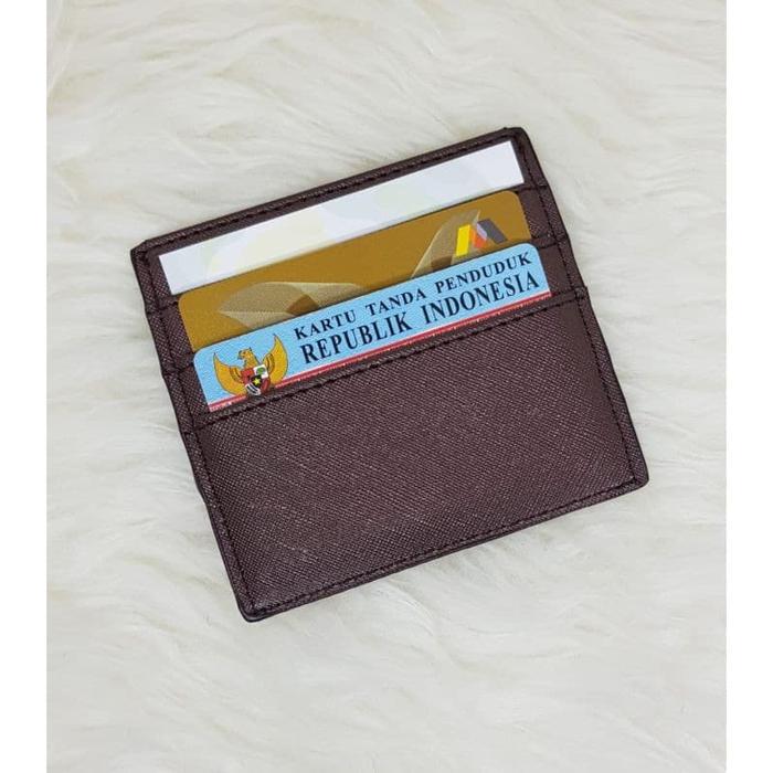 Gambar TZ Tempat Kartu ATM/Card Holder/ Dompet Kartu Kredit Coklat dari Technozio Store Kota Administrasi Jakarta Barat Tokopedia