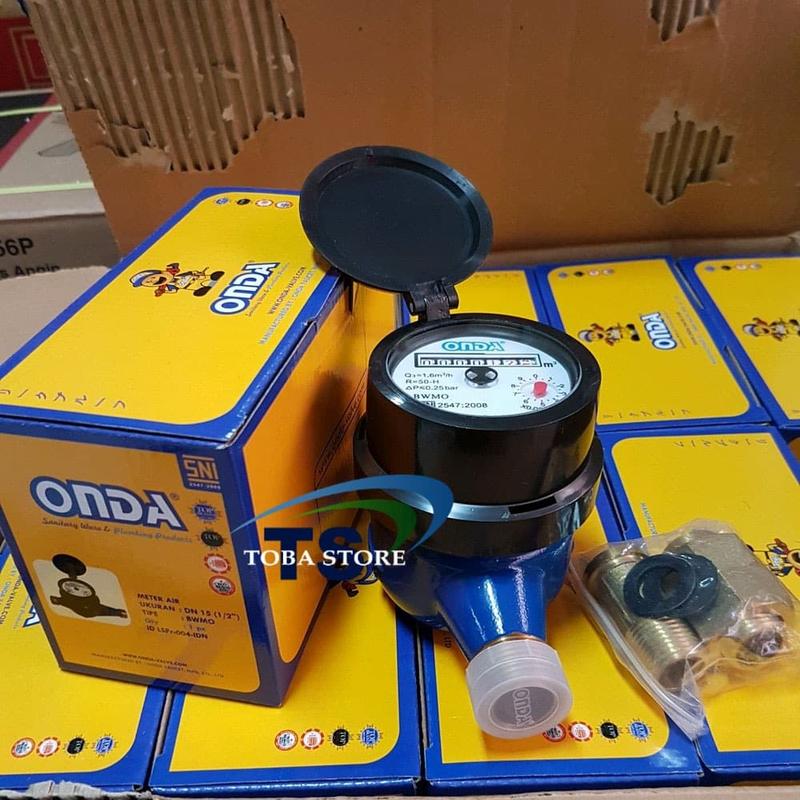 Water Meter ONDA Kepala Kuning size 3/4 inch Dn 20mm - Shop | Tokopedia