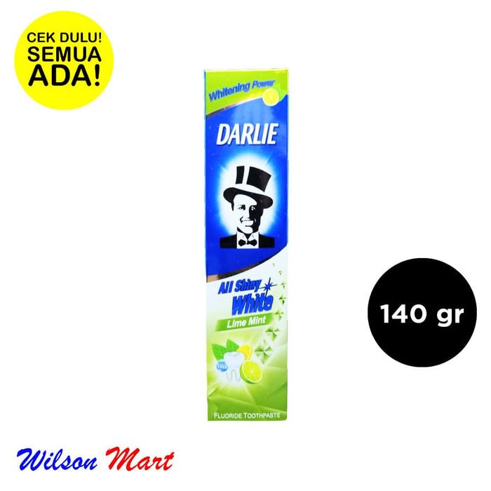 Gambar DARLIE WHITENING FRESHNESS ALL SHINY WHITE LIME MINT 140 GRAM dari Wilson Mart Kota Administrasi Jakarta Barat Tokopedia