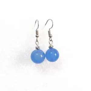 Anting Batu Alam Ocean Blue
