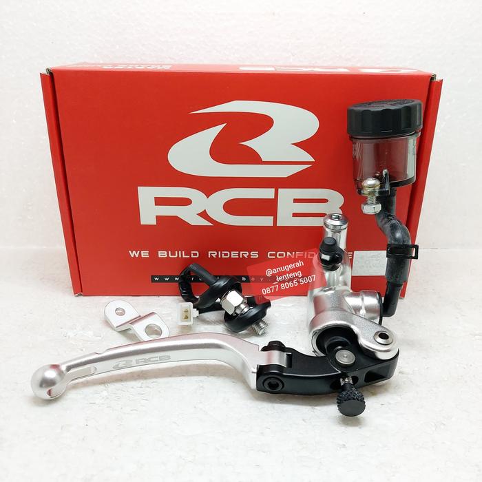 Gambar Master Rem Kanan / Master Brake Pump RCB S1 Radial 14MM Silver dari Anugerah Motor Lenteng Kota Administrasi Jakarta Selatan Tokopedia