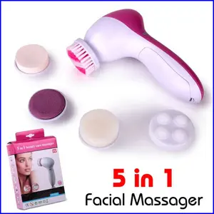 Face Beauty Care Massager 5in1 Cleanser Pembersih Wajah