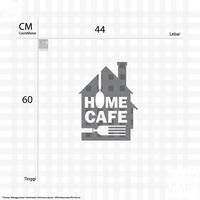 Gambar Stiker Home Cafe shop toko Kafe wall Sticker Kaca Cutting Dinding - Hitam Doff dari LANCARI Kota Administrasi Jakarta Pusat 2 Tokopedia